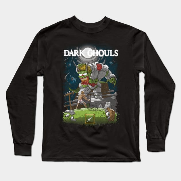 Dark Ghouls Long Sleeve T-Shirt by Moi Escudero